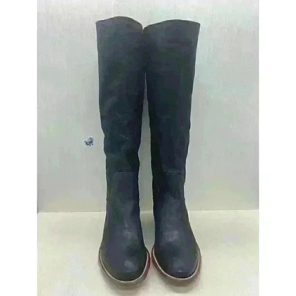 Dolce Vita Gage Women’s Black Leather Pull On Knee High Riding Boots Size US 7.5 - Picture 4 of 11